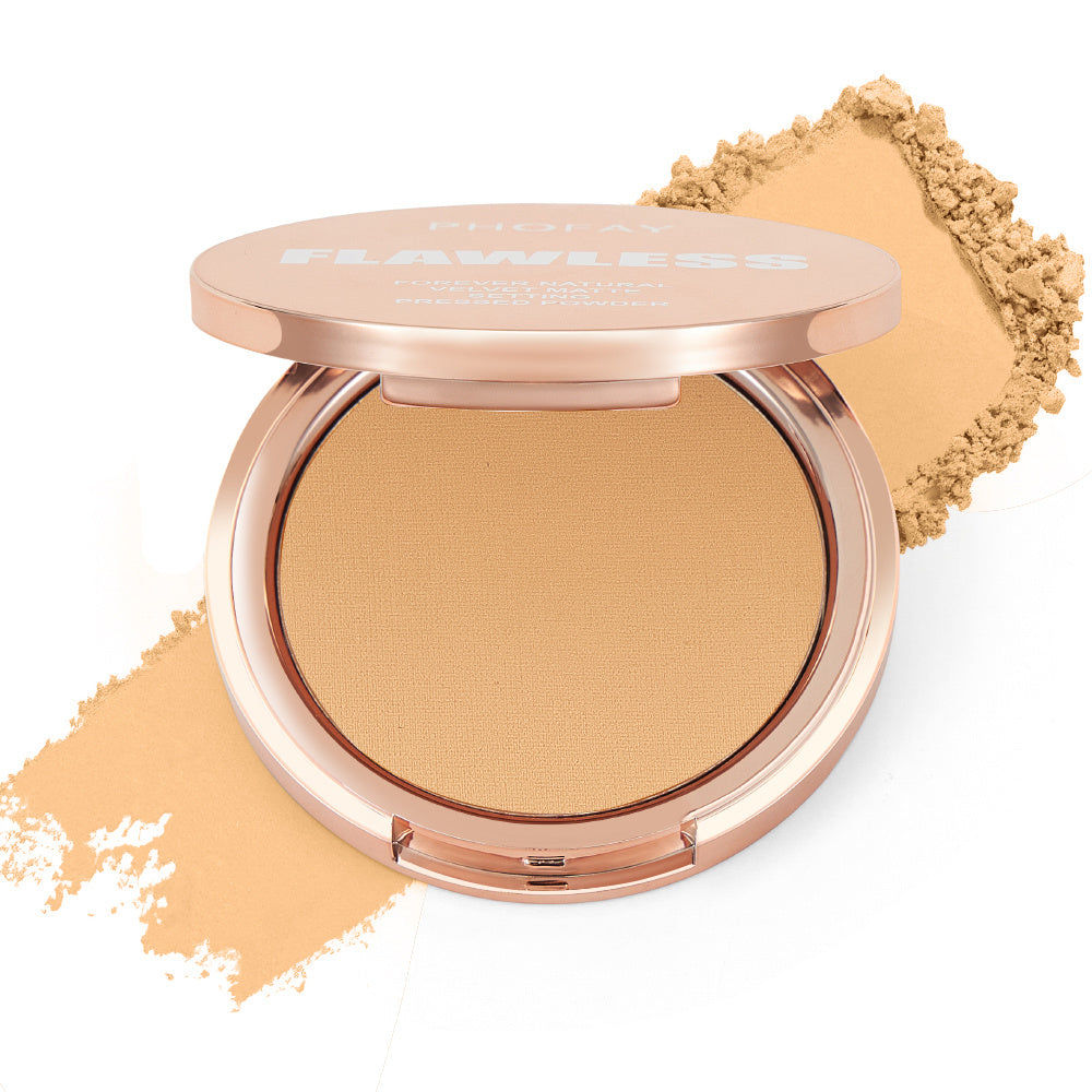 Velvetlush Matte Setting Pressed Powder