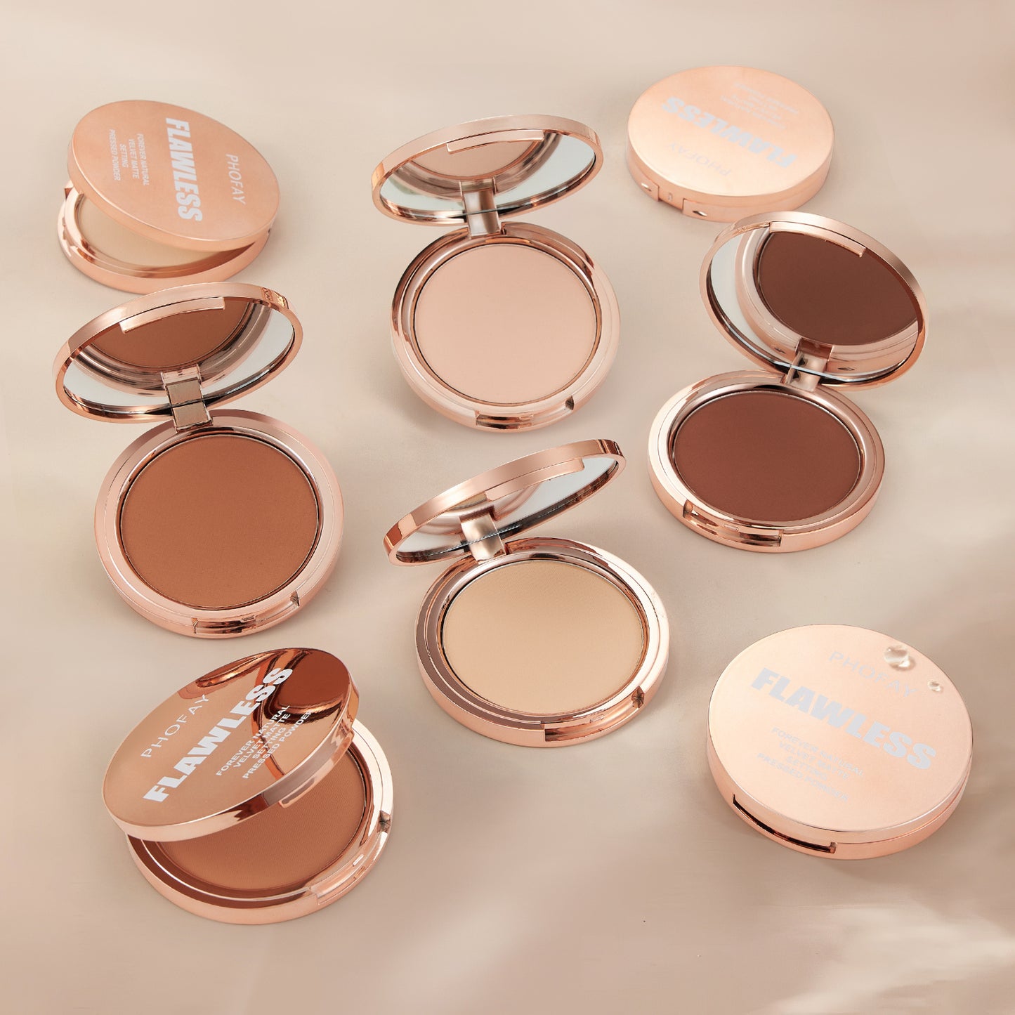 Velvetlush Matte Setting Pressed Powder