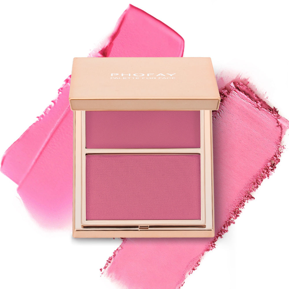 Velvetlush Double-Take Cream & Powder Blush Duo