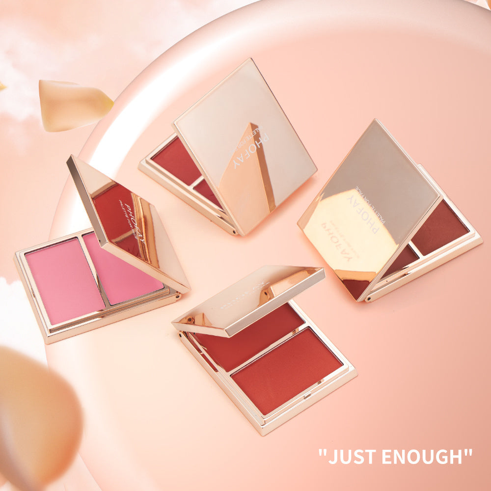 Velvetlush Double-Take Cream & Powder Blush Duo