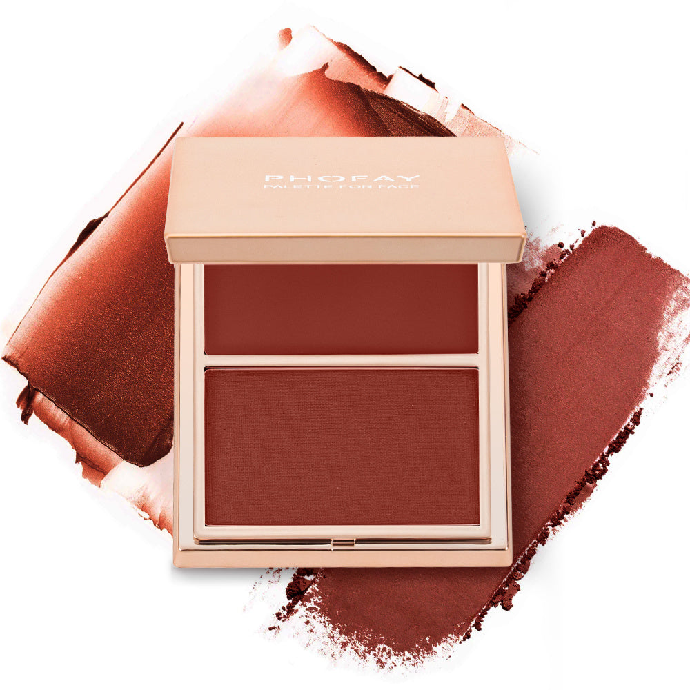 Velvetlush Double-Take Cream & Powder Blush Duo