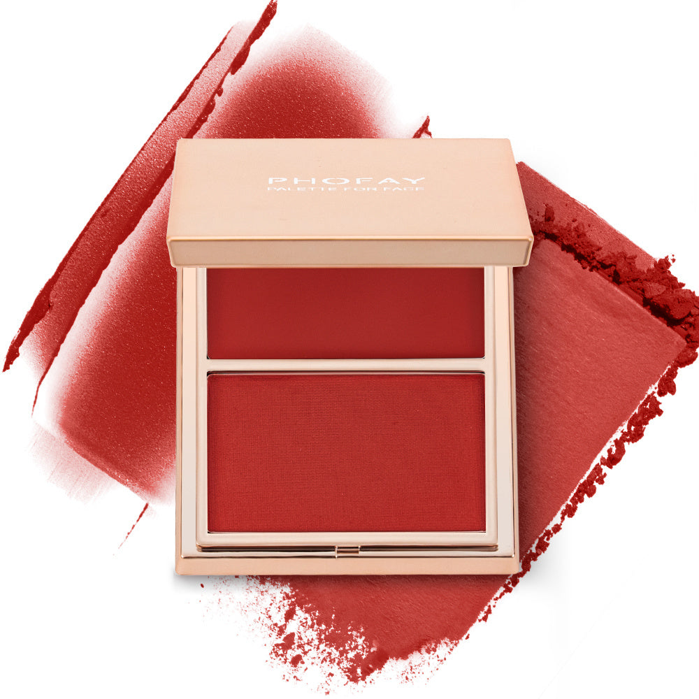 Velvetlush Double-Take Cream & Powder Blush Duo