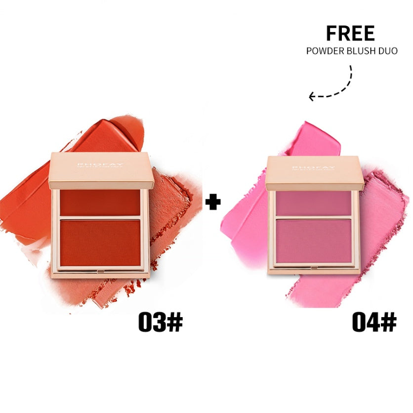 Velvetlush Double-Take Cream & Powder Blush Duo